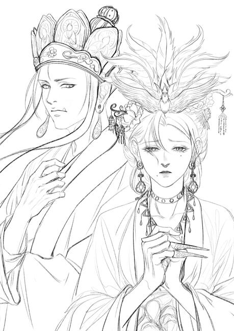 Sketch commission for Ng Minh Thuy Linh